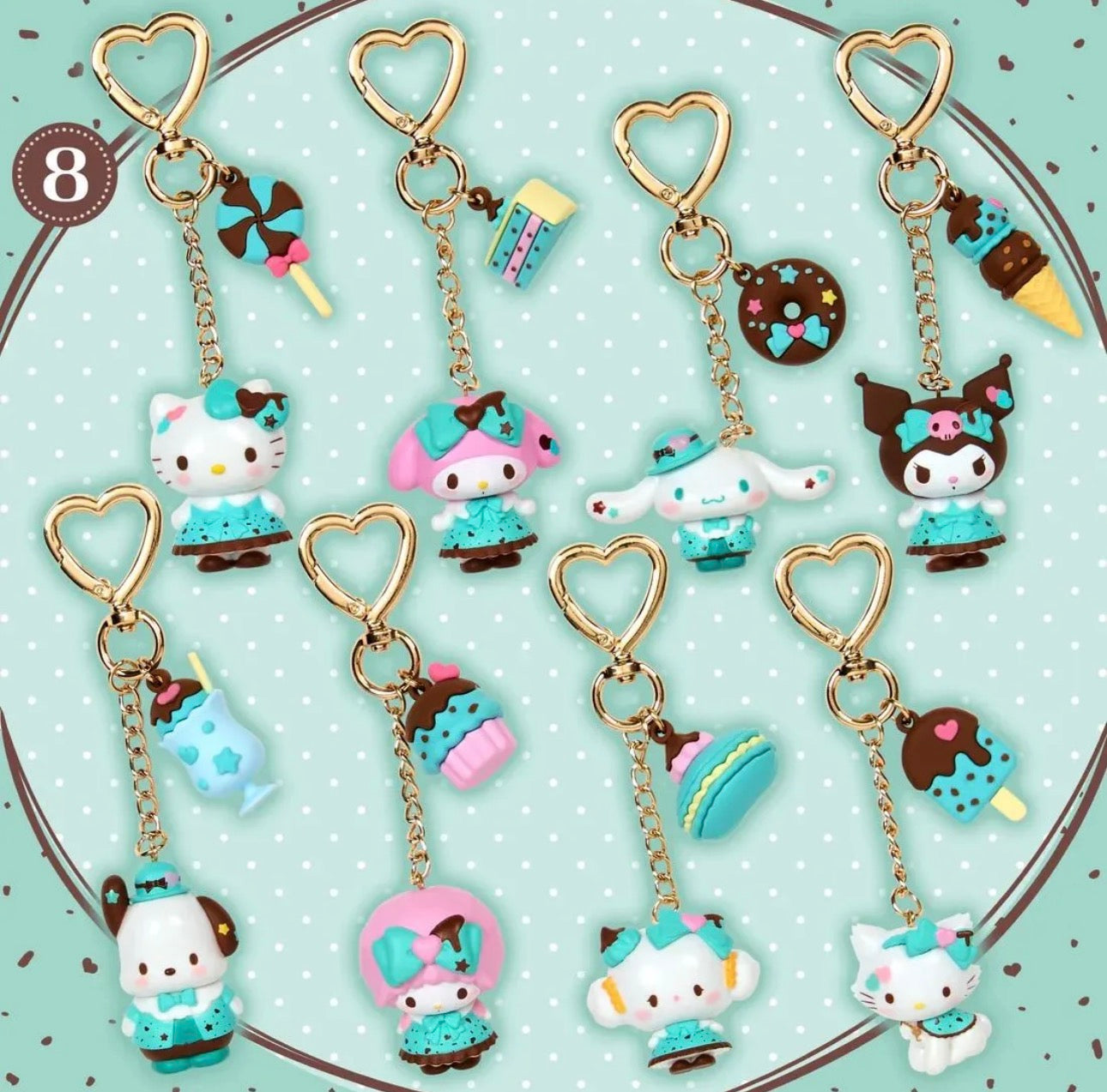 Japan licensed Chocolate Mint Keychain