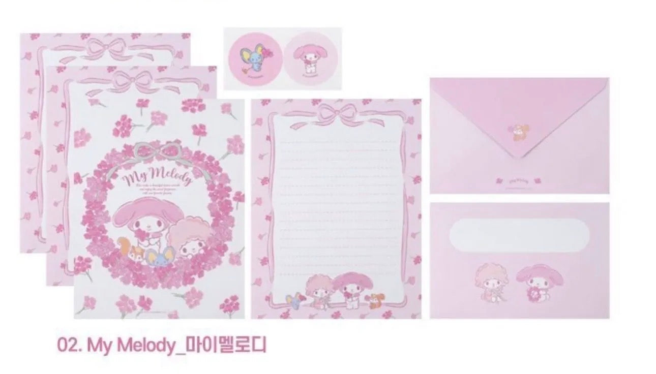 My Melody Letter Set