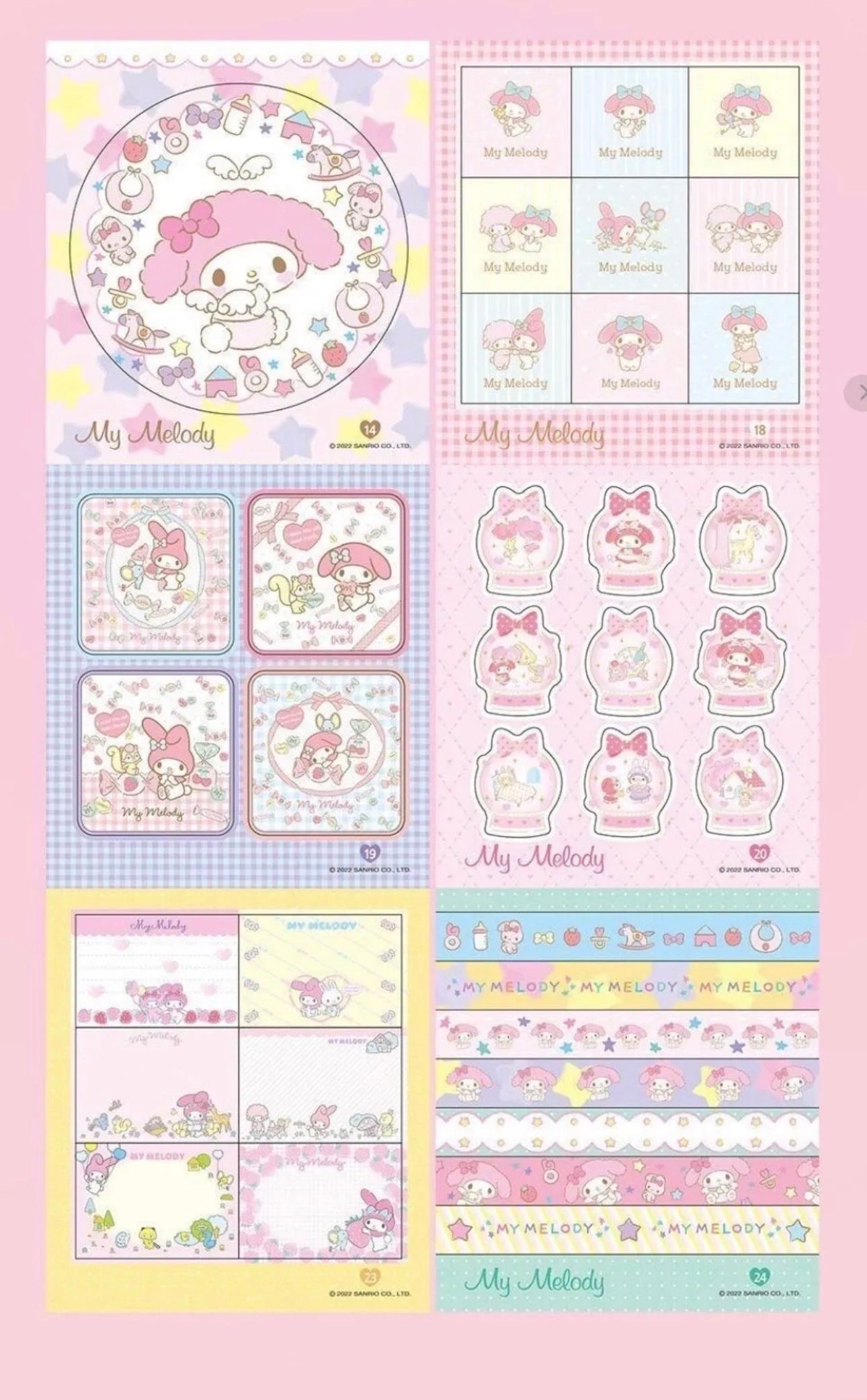 My Melody Sticker Book