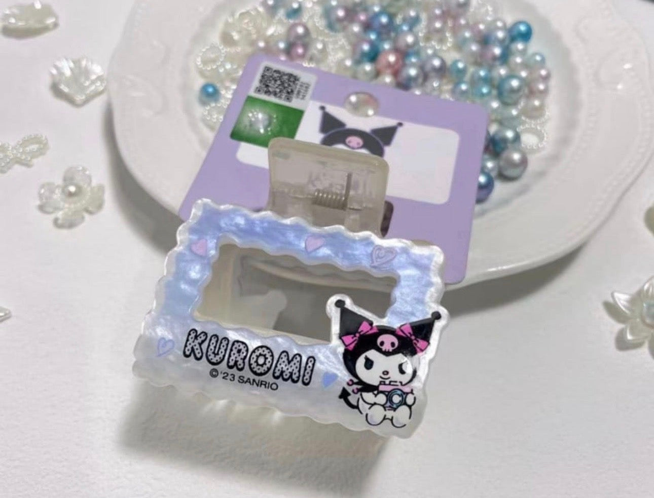 Kuromi Hair Claw Clip