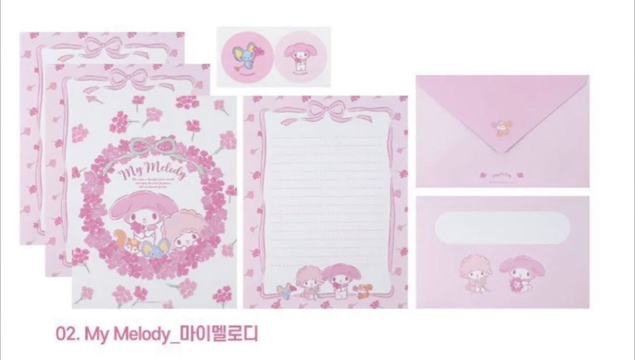 My Melody Letter Set