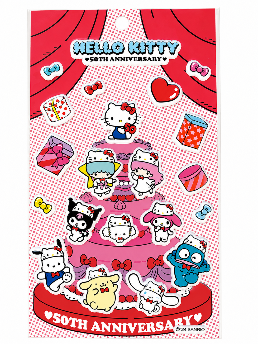 Hello Kitty 50th Anniversary Stickers