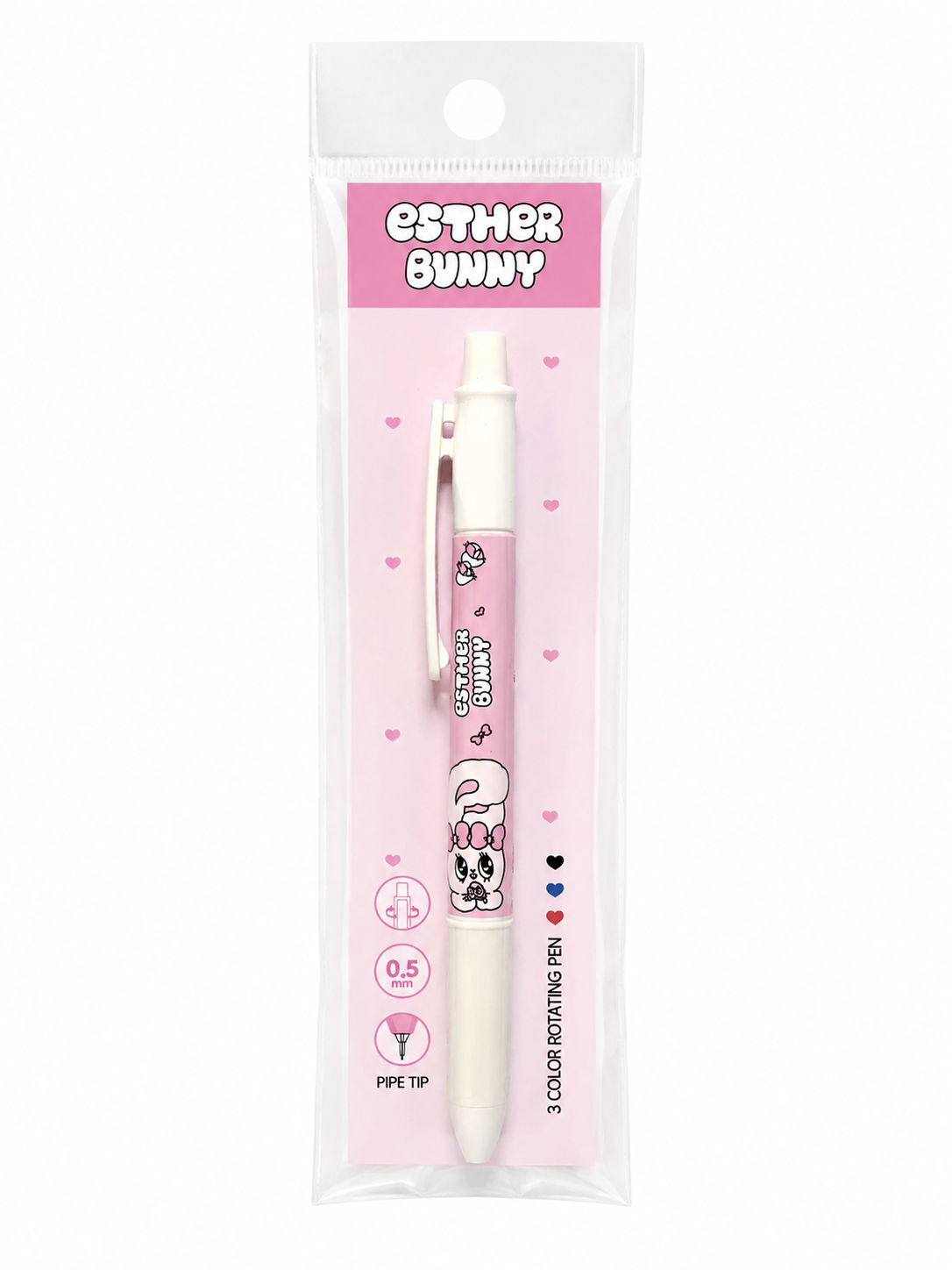 Ribbon Esther Bunny Twist Multi-color Pen