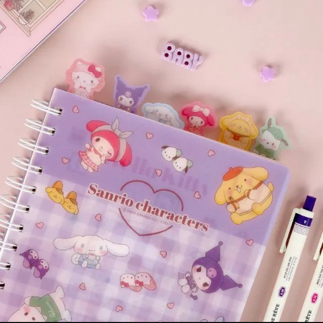 Sanrio Family 6-Tab Index Notebook