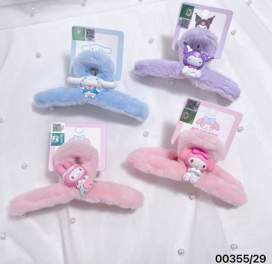 Fluffy Hair Clip