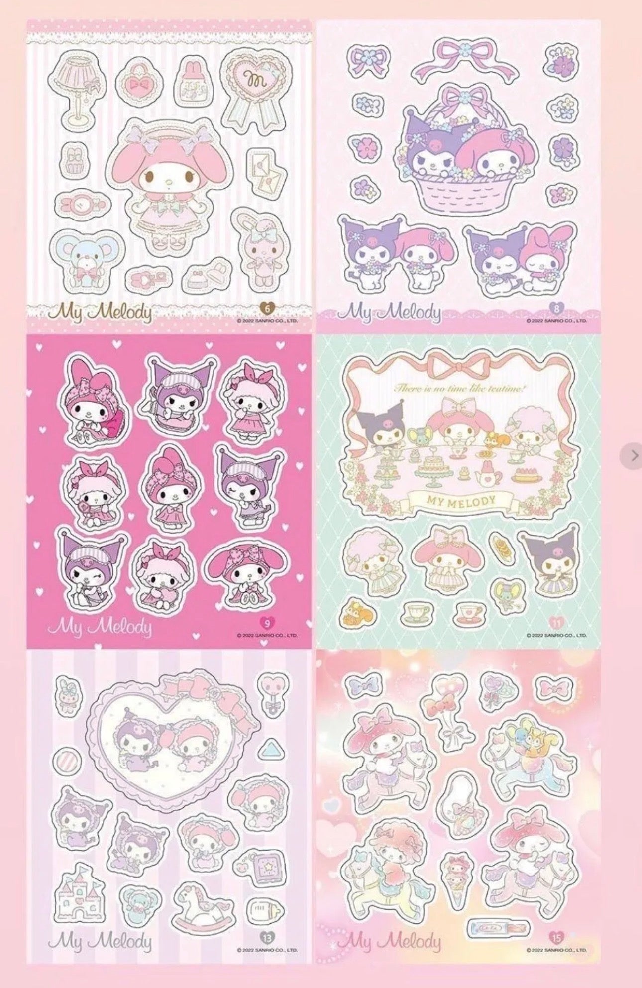 My Melody Sticker Book