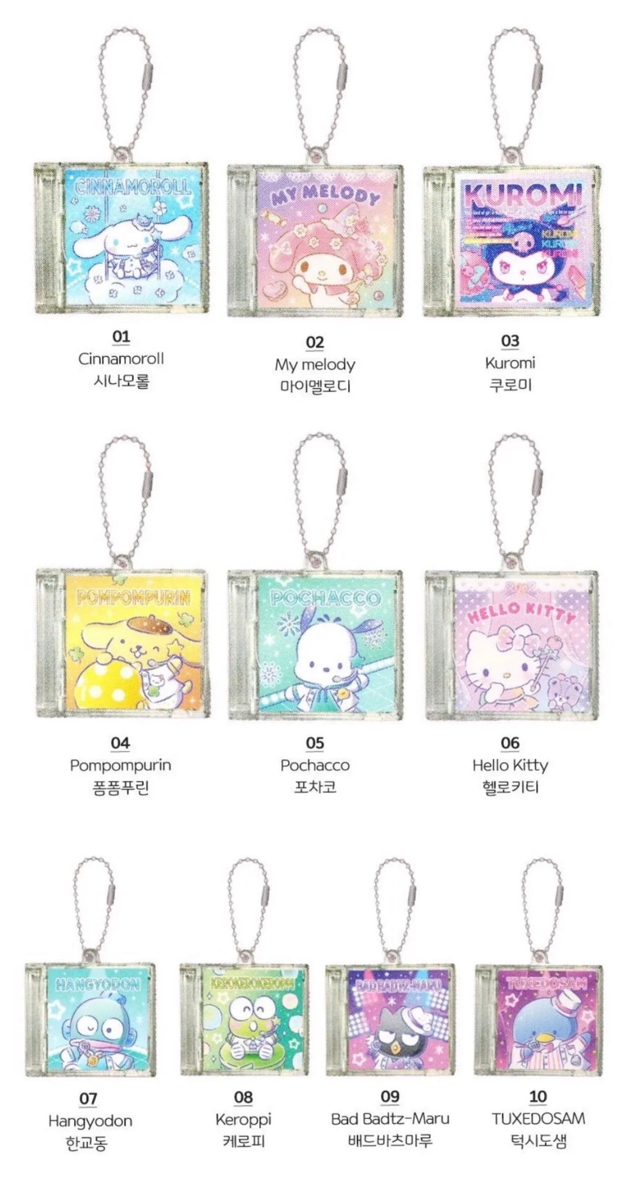 One Sanrio Keychain Blind Box