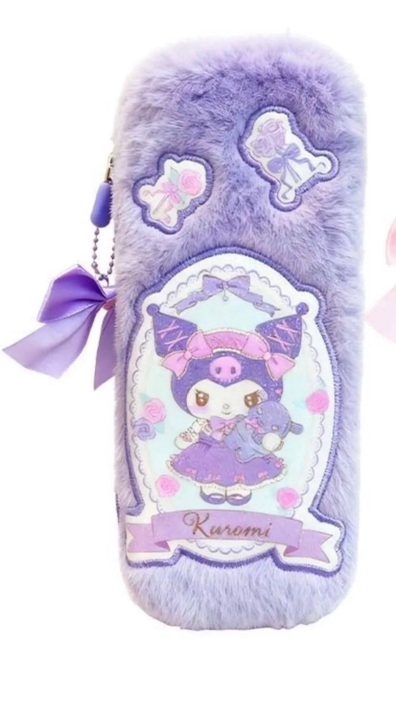 Kuromi Fluffy Pencil Case
