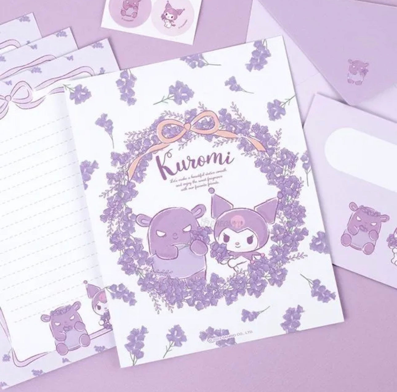 Kuromi Letter Set