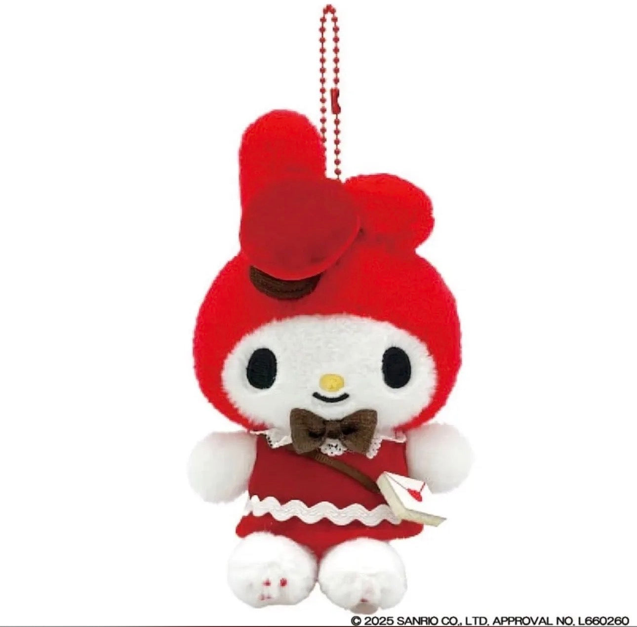 My Melody Lovely Letter Plushie Keychain