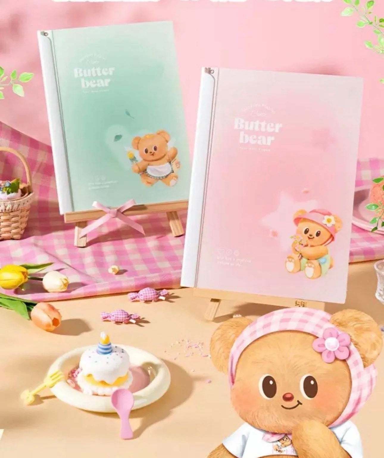 Butterbear Sliding Binder Folder