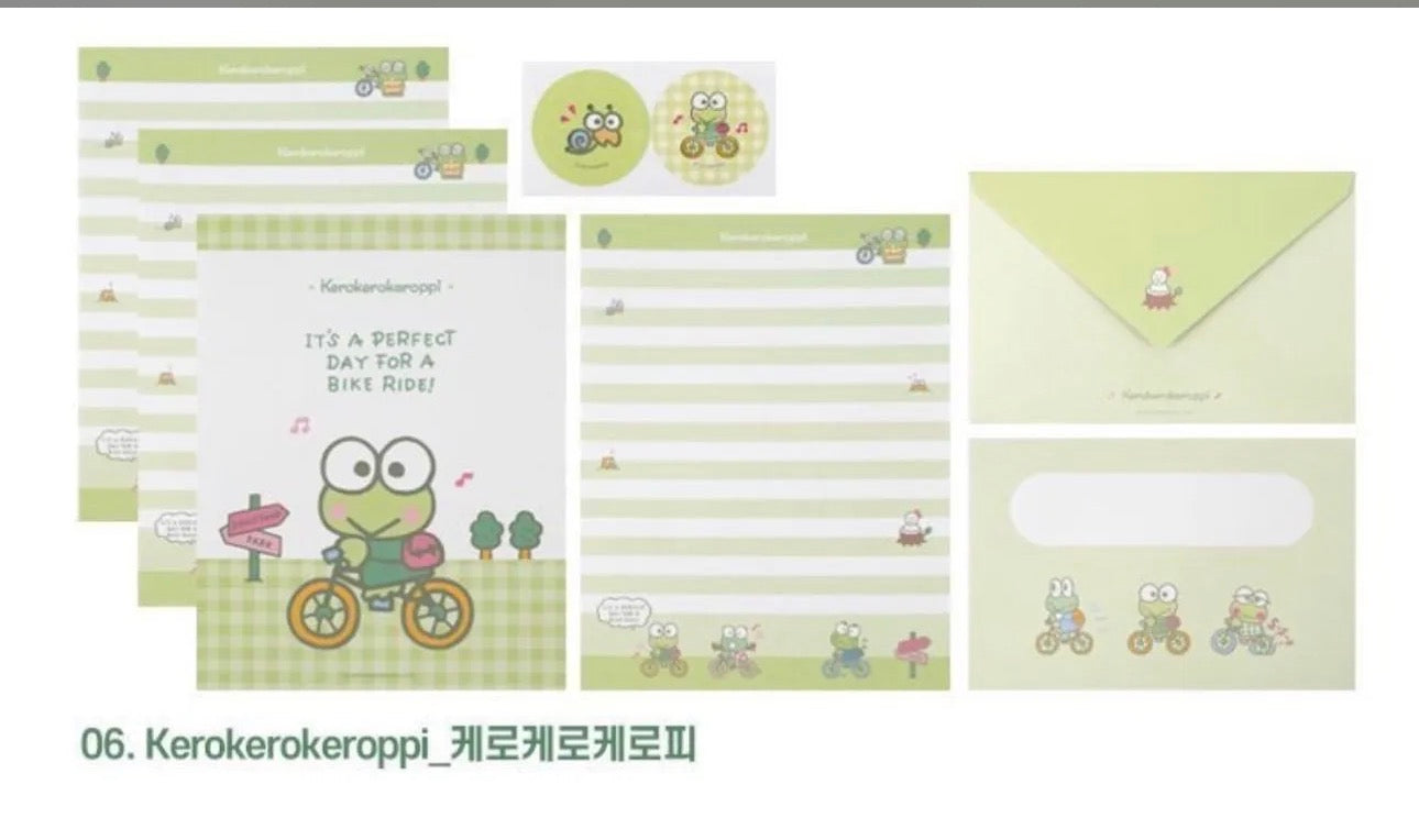 Keroppi Letter Set