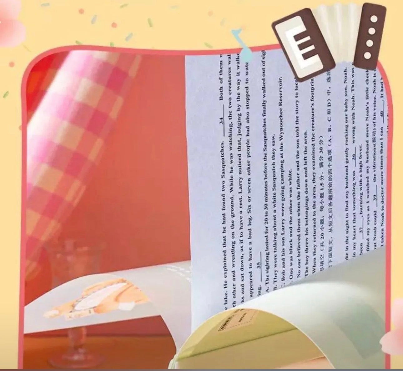 Butterbear Sliding Binder Folder