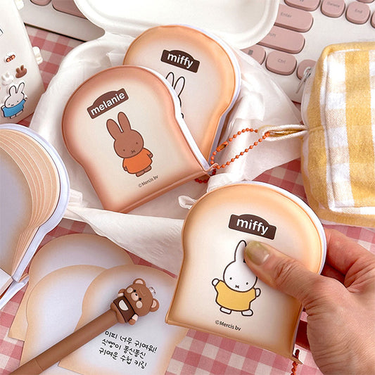 Miffy Toast Key Ring Squishy Notepad
