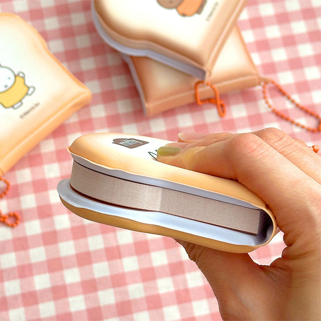 Miffy Toast Key Ring Squishy Notepad