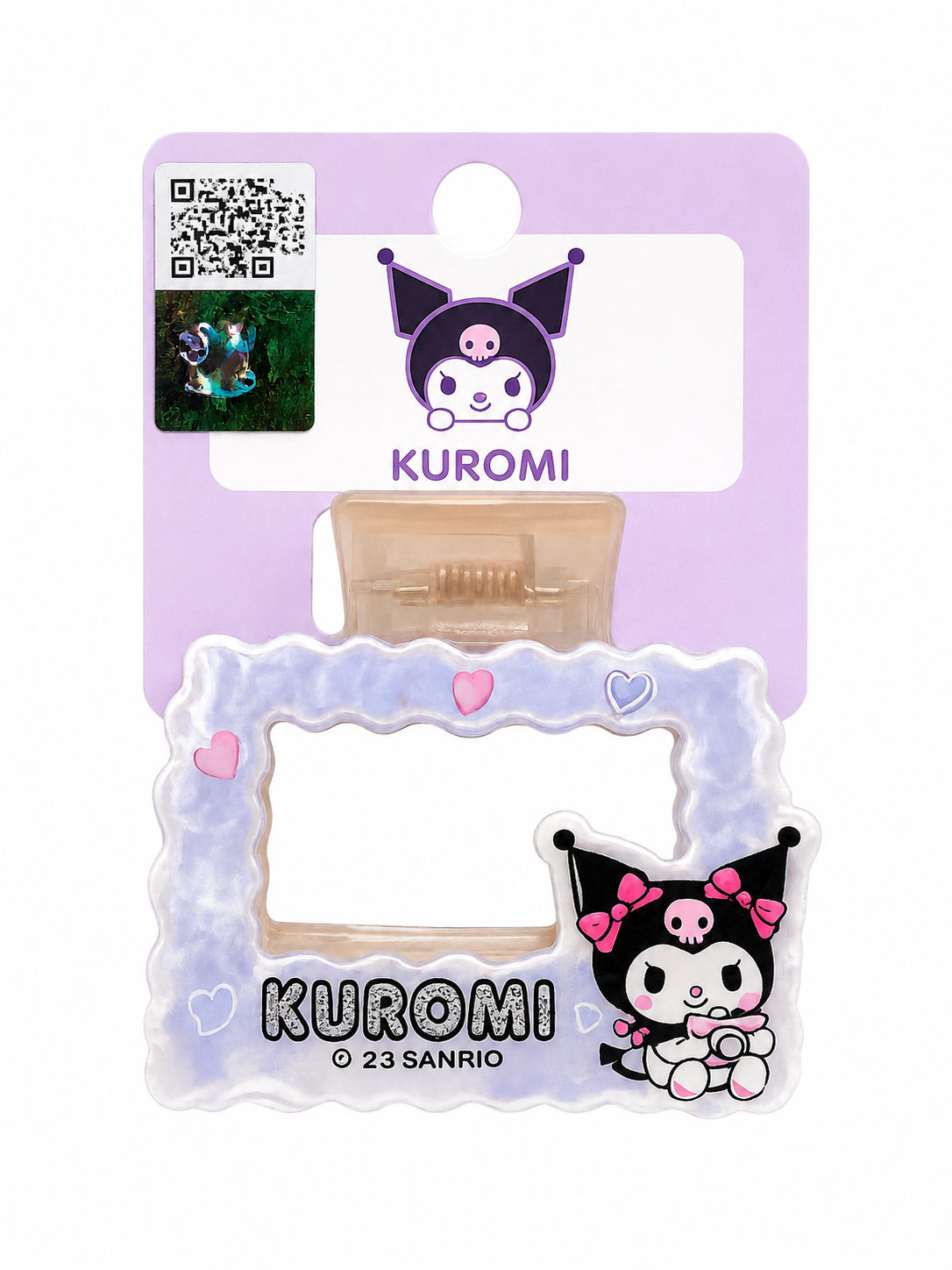 Kuromi Hair Claw Clip
