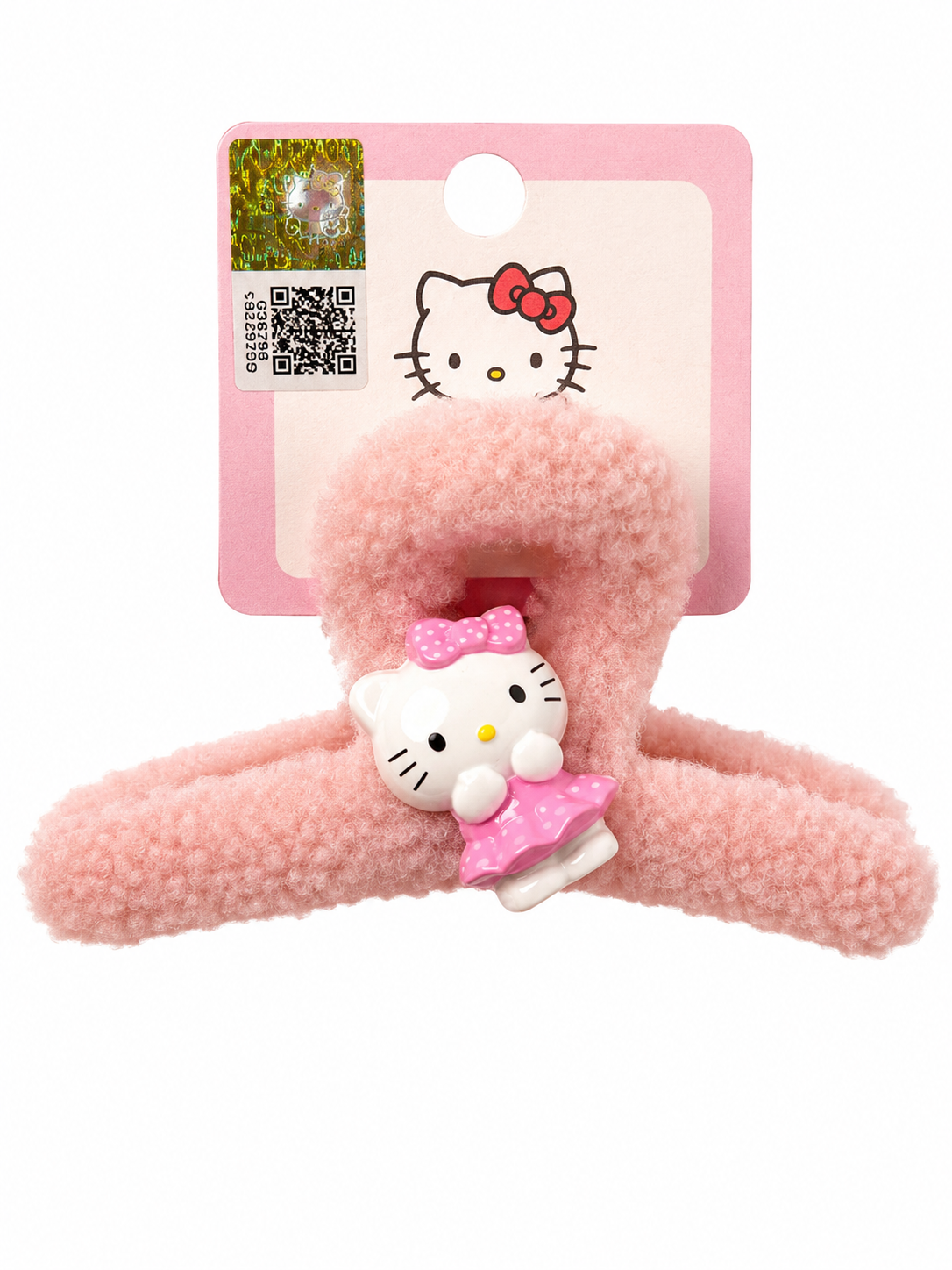 Hello Kitty Fluffy Hair Claw Clip